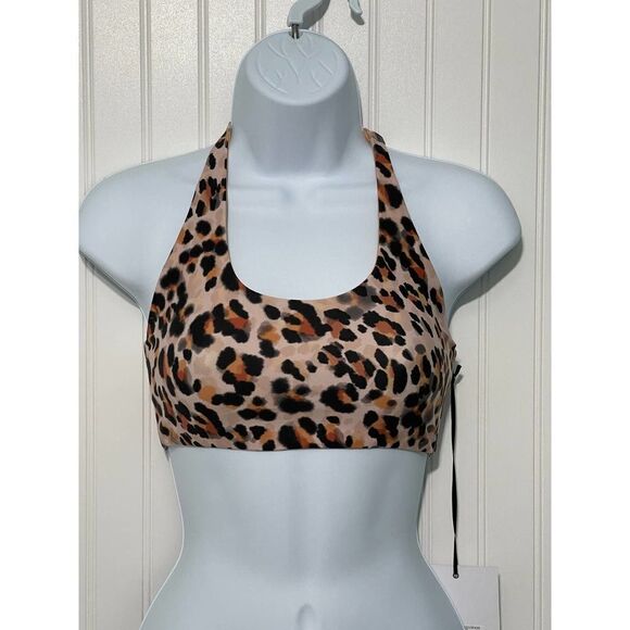 Beach Riot Women's Rocky Top Racerback Watercolor Leopard‎ XS Cream Extra Small - Picture 2 of 14